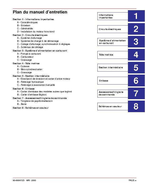 50-60 (90-858896D-INTL 90-888472D) SN 0T178500 ET SUPERIEURS